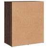 vidaXL Dressoir 60x31x70 cm bewerkt hout bruin eikenkleurig