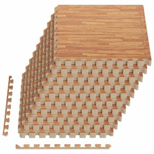 vidaXL Vloermatten 40 st Hout 14,4 m&sup2; EVA Schuim