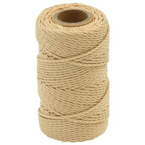 vidaXL Multifunctioneel gebruikstouw 2 mm 25 m Naturel PP