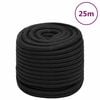 vidaXL Boottouw 16 mm 25 m polypropeen zwart