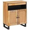 vidaXL Dressoir Bruin 60 x 33 x 75 cm Massief Mango Hout