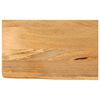 vidaXL Tafelblad met natuurlijke rand 60x30x2,5 cm massief mangohout