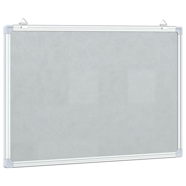 vidaXL Whiteboard magnetisch 60x40x1,7 cm aluminium