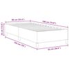 vidaXL Boxspringbed Cr&egrave;me 90 x 190 cm Fluweel