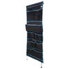vidaXL Opslagzak met opslag Zwart en Blauw 161 x 58,5 cm oxford