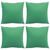 vidaXL Bankkussens 4 st 50x50 cm stof groen