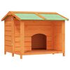vidaXL Hondenhok 96x87x80,5 cm massief grenenhout bruin