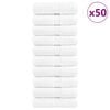 vidaXL Premium washandjes SOLUND 50 stuks 30x30 cm 600 g/m&sup2; wit