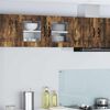 vidaXL Keukenkast met plank Gerookt eiken 40 x 31 x 40 cm Bewerkt hout