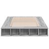 vidaXL Bedframe bewerkt hout grijs sonoma eikenkleurig 120x200 cm