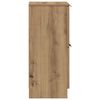 vidaXL Dressoirs 2 st 30x30x70 cm bewerkt hout artisanaal eikenkleur