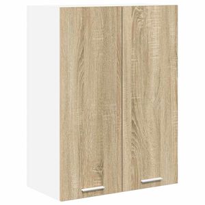 vidaXL Hangkast met opslag Sonoma Eiken 60 x 31 x 80 cm Bewerkt hout