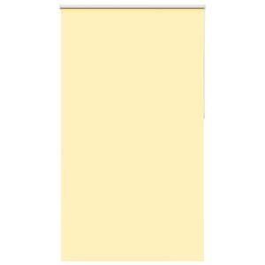 vidaXL Rolgordijn verduisterend 130x230 cm stofbreedte 126,6 cm geel