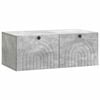 vidaXL Wandbeugel TV-kast Betongrijs 78,5 x 41 x 30 cm Bewerkt hout