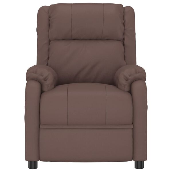 vidaXL Massagestoel kunstleer bruin