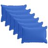 vidaXL Kussensloop 6 st HOUTEN Koninklijk Blauw 30 x 50 cm Polyester