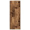 vidaXL Tv-meubel 30,5x30x90 cm bewerkt hout oud houtkleurig
