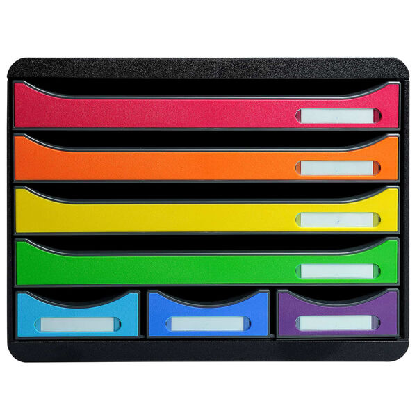 Exacompta Bureauladeblok Store-Box Harlequin met 7 lades