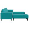vidaXL Woonkamer Bank 3 pcs Turquoise