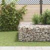 vidaXL Gabion plantenbak verhoogd kubus 60x60x60 cm staaldraad