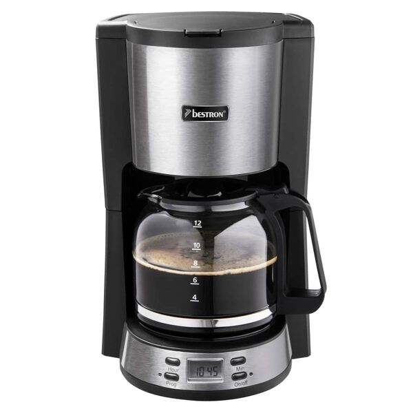 Bestron Koffiezetapparaat ACM800STE 1000 W 1,5 L roestvrij staal