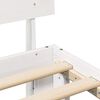 vidaXL Bedframe met hoofdeinde Wit 140 x 200 cm Massief grenenhout