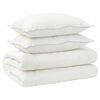 vidaXL Dekbed en Kussen Set 3 st 200x240 cm 4 seizoenen 350 GSM Wol