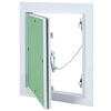 vidaXL Toegangs paneel Groen en Zilver 20 x 25 cm