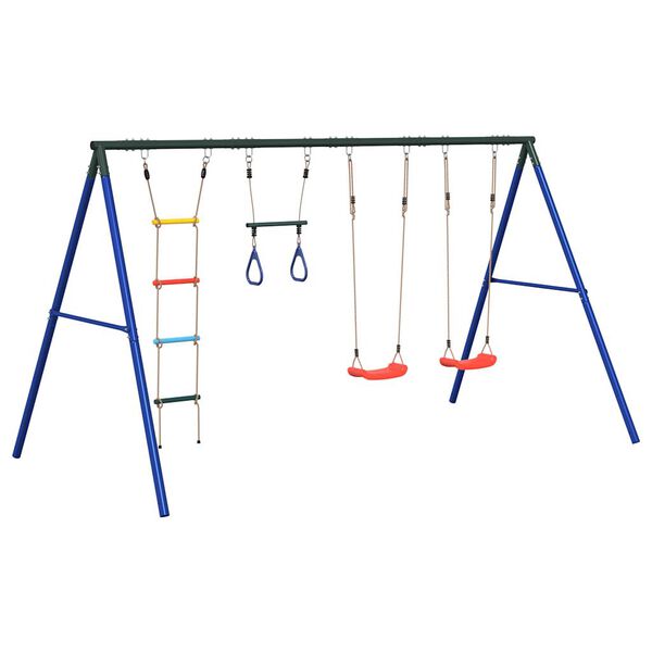 vidaXL Schommelset met schommels, trapeze en ladder