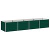 vidaXL Verhoogd Tuinbed Groen 320 x 80 x 55 cm koudgewalst stalen