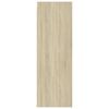 vidaXL Tv-meubels 2 st 30,5x30x90 cm bewerkt hout sonoma eikenkleurig