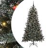 vidaXL Kunstkerstboom Groen 180 cm PVC en Plastic en Staal