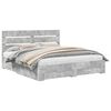 vidaXL Bedframe met lade Beton Grijs 200 x 200 cm Bewerkt hout