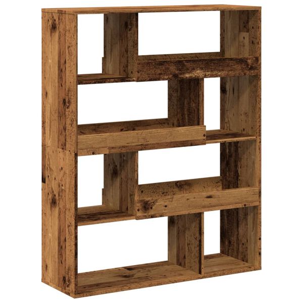 vidaXL Boekenkast 100x33x125,5 cm bewerkt hout oud houtkleurig