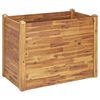 vidaXL Plantenbak verhoogd 110x60x84 cm massief acaciahout