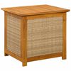 vidaXL Tuinopslagdoos 185 L Massief Acaciahout 60 x 50 x 56 cm Beige