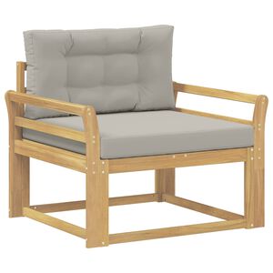 vidaXL Buiten Midden Sofa Polyester Wit