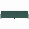 vidaXL Bedframe met matras Donkergroen 180 x 200 cm Stof