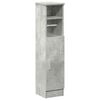 vidaXL Badkamerkast met rolhouder 20,5x22x90 cm betongrijs