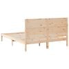 vidaXL Bedframe extra lang zonder matras massief hout 160x210 cm
