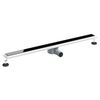 vidaXL Doucheafvoer Glasdeksel met 360&deg; Sifon Zwart 100 cm