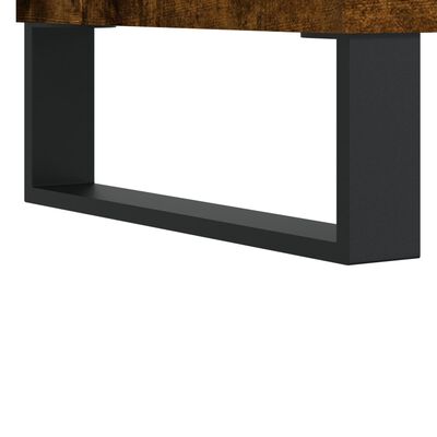 vidaXL Tv-meubel 102x36x50 cm bewerkt hout gerookt eikenkleurig