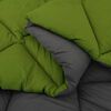 vidaXL Zomerdekbed Groen en Antraciet 200 x 135 cm Microfiber