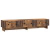 vidaXL TV-kast met lade Oud hout 147 x 34,5 x 30 cm Bewerkt hout