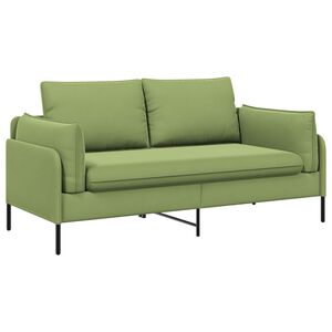 vidaXL 2-Zits Sofa 2-zits Lichtgroen 188 x 81 x 89 cm fluweel
