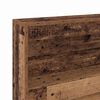 vidaXL Opberghoofdbord met plank Oud Hout 140 cm Bewerkt hout