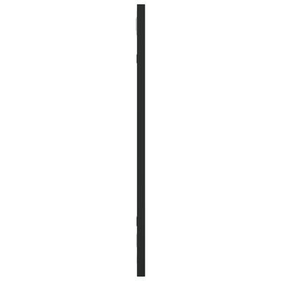 vidaXL Wandspiegel rechthoekig 20x50 cm ijzer zwart