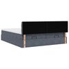 vidaXL Ottoman bed met matrassen en LED's 180x200cm fluweel