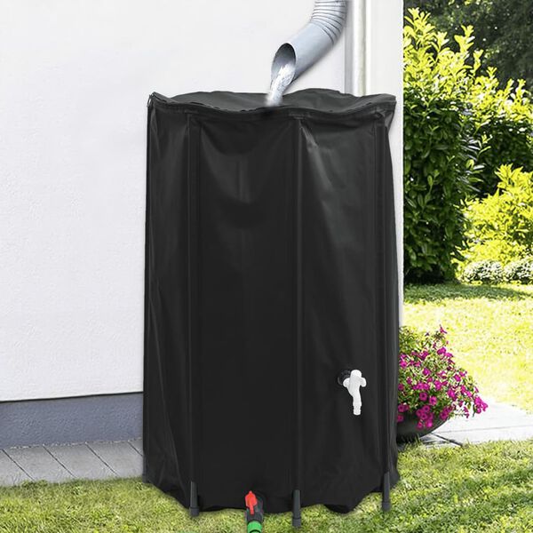 vidaXL Watertank met kraan opvouwbaar 500 L PVC