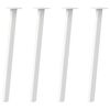 vidaXL Console tafelpoten 4 st 72 cm staal wit